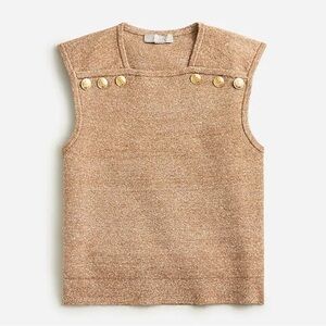 J. Crew Sweater Shell with Buttons